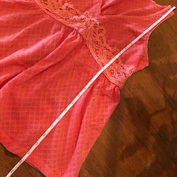 Anthropologie Odille Textured Tank w/ Lace Accent - Picture 5 of 5